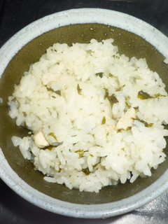 鶏とワカメの炊き込み御飯-レシピのメイン写真