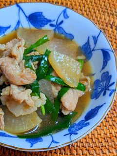 大根と豚こま肉の甘辛煮-レシピのメイン写真