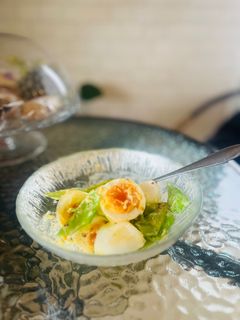 絹さやと卵のサラダ-レシピのメイン写真