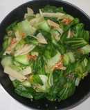 ちんげん菜干しエビのうま煮♪簡単レシピ