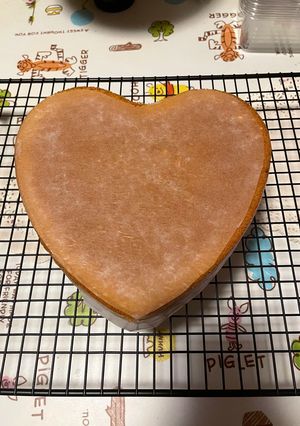 21cm スポンジケーキ ハート型-レシピのメイン写真