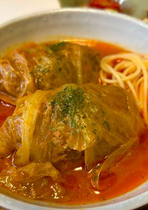 トマトジュースでロールキャベツ-レシピのメイン写真