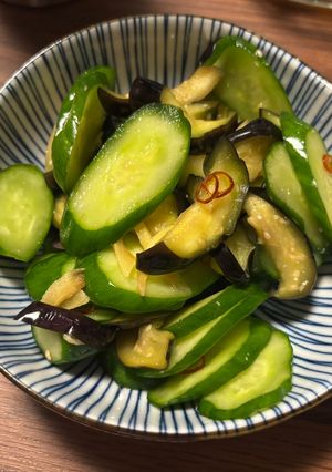 味しっかりめナスときゅうりのお漬物-レシピのメイン写真