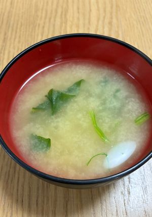冷凍作り置き！ほうれん草のみそ汁-レシピのメイン写真