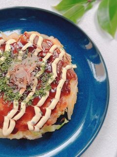 冷やご飯で作る「お好み焼き」-レシピのメイン写真