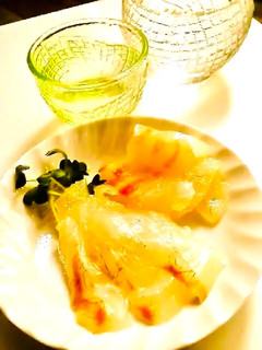 ☺簡単おつまみ♪鯛の昆布茶和え☺-レシピのメイン写真