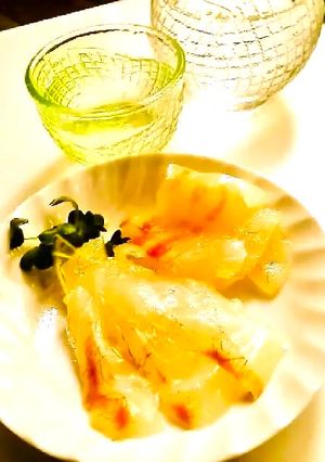 ☺簡単おつまみ♪鯛の昆布茶和え☺-レシピのメイン写真