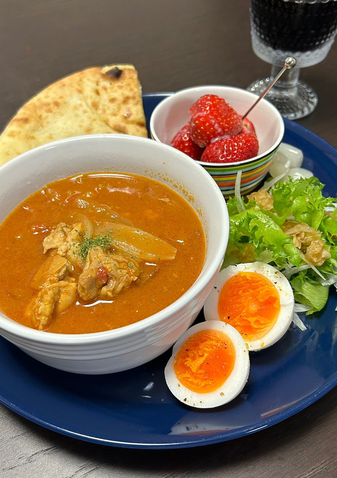 ルクルーゼで、簡単バターチキンカレー-レシピのメイン写真