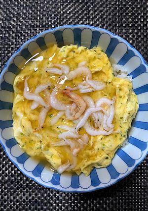 アオサ卵出汁あんかけ丼-レシピのメイン写真