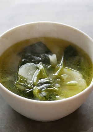 くたくたほうれんそうのスープ-レシピのメイン写真