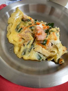 ニラたっぷり海鮮チヂミ-レシピのメイン写真
