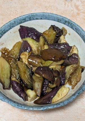 簡単★レンジで！茄子のサータージョウユ-レシピのメイン写真