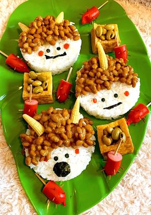 節分の日、納豆ご飯で-レシピのメイン写真