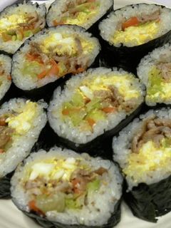 キンパ風海苔巻き-レシピのメイン写真