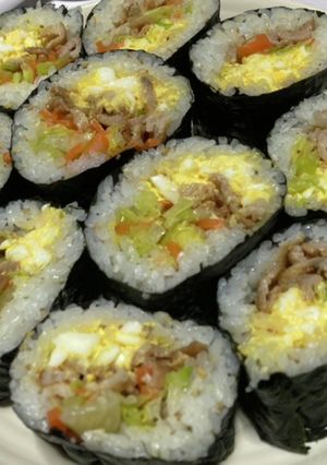 キンパ風海苔巻き-レシピのメイン写真