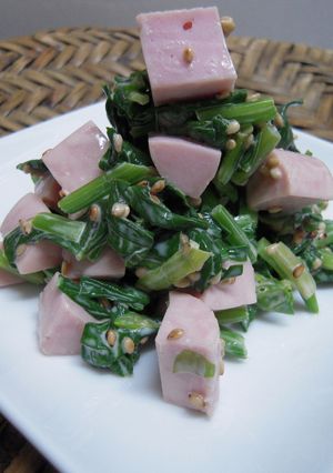ソーセージとほうれん草のオイ☆マヨ和え-レシピのメイン写真