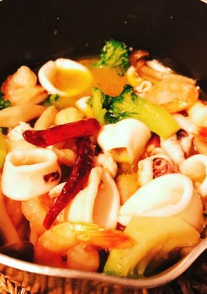 ヤリイカのアヒージョ-レシピのメイン写真