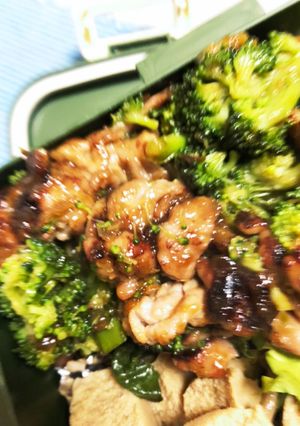 ブロッコリーと豚肉の辛子味噌炒め-レシピのメイン写真