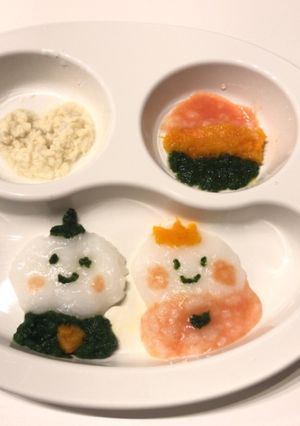 離乳食中期　ひな祭り-レシピのメイン写真