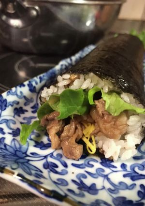 超簡単☆肉巻きの恵方巻き(*´∀`)♪-レシピのメイン写真