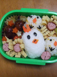 キャラ弁 にわとり親子-レシピのメイン写真