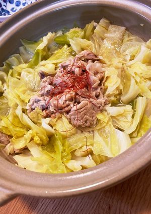 低糖質！豚バラ塩バター鍋-レシピのメイン写真