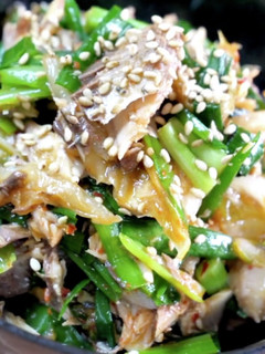 ただ和えるだけ♬『サバ缶×ニラ×キムチ』-レシピのメイン写真
