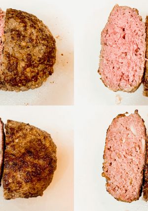 先焼き？後焼き？究極のハンバーグ比較実験-レシピのメイン写真