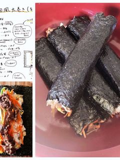 韓国風海苔巻き(キンパ) 恵方巻きにも-レシピのメイン写真