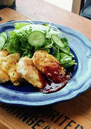 鶏むね肉1枚で４人前！しっとり塩麹ピカタ-レシピのメイン写真