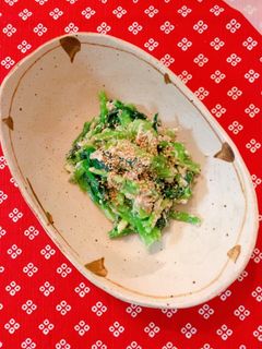 小松菜のカッテージチーズ白和え-レシピのメイン写真