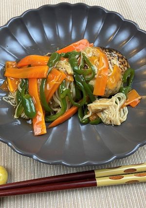減塩だしで作る!和風あんかけハンバーグ-レシピのメイン写真