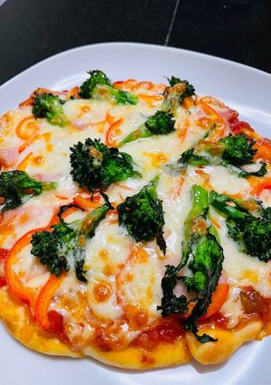 【野菜ソムリエ】花菜のベジタブルピッツァ-レシピのメイン写真