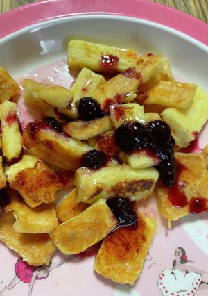 パンの耳でフレンチトースト-レシピのメイン写真