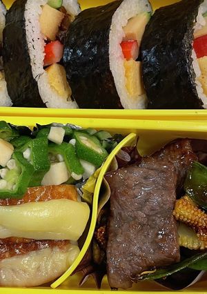 ステーキ弁当節分仕様-レシピのメイン写真