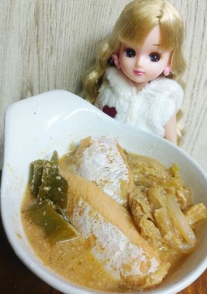 リカちゃん♡サーモンハラスと熟成粕で粕鍋-レシピのメイン写真