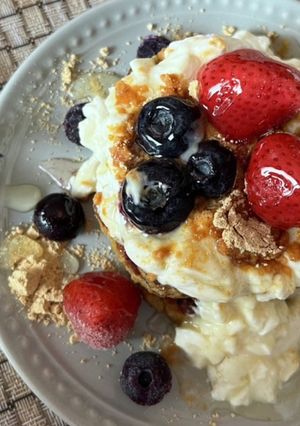 オートミールパンケーキ-レシピのメイン写真