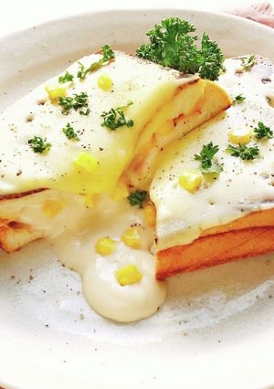 スイートコーンのクロックムッシュ-レシピのメイン写真