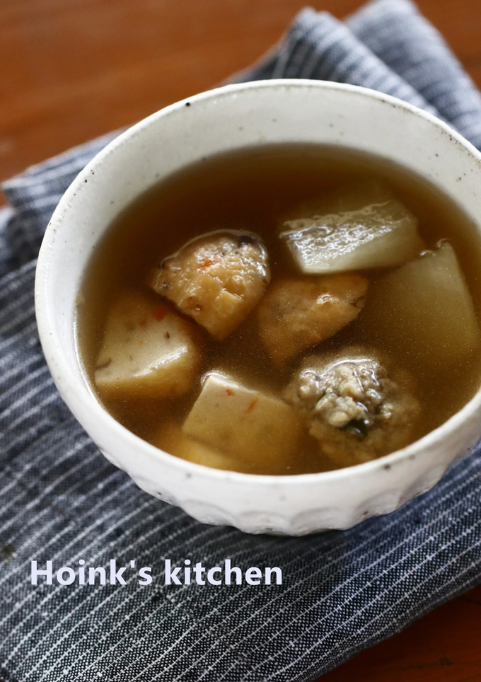 おでんのつゆ＋ほうじ茶のスープ-レシピのメイン写真