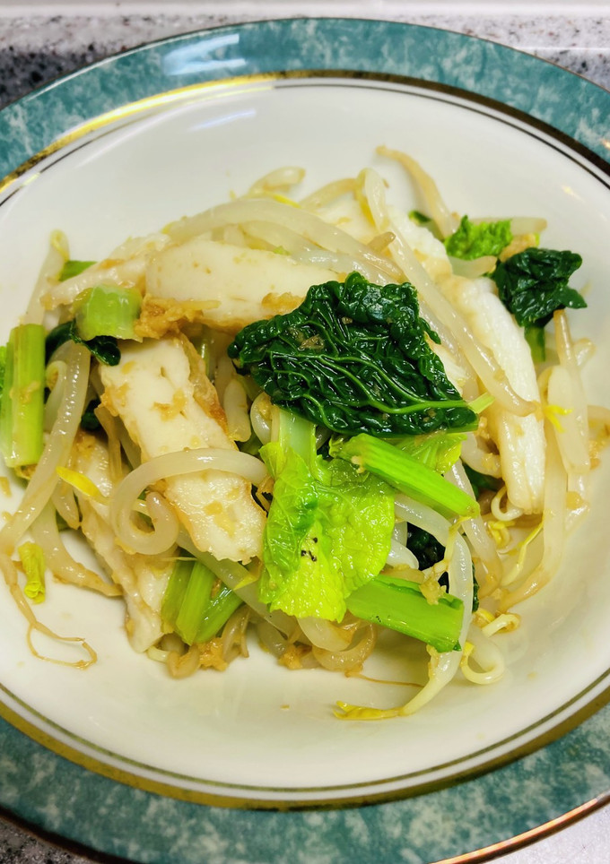 もやしと青菜の生姜醤油和え-レシピのメイン写真