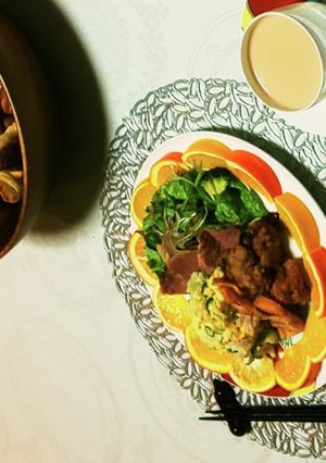 朝食パンに、南瓜と芋マッシュサラダです。-レシピのメイン写真