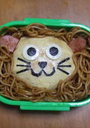 キャラ弁　らいおん丸-レシピのメイン写真