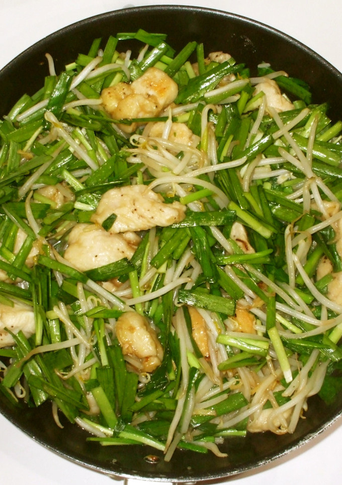 ニラ鶏中華炒め♪簡単冷え性寒がり漢方薬膳-レシピのメイン写真