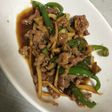 見た目は青椒肉絲だけど…中華炒め
