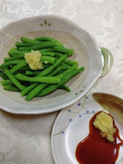 簡単☆インゲンに生姜醤油-レシピのメイン写真