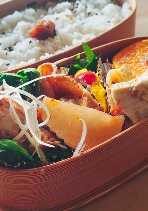 簡単レンジで豚キムチ大根♪夏の煮物♪昼食夕食弁当-レシピのメイン写真