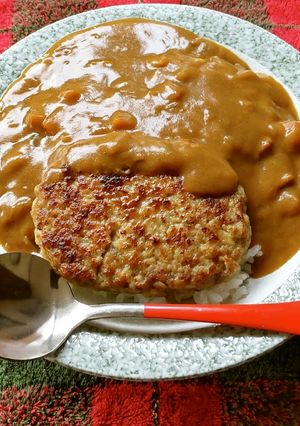 ハンバーグなカレーライス♪-レシピのメイン写真