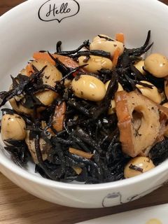 *ひじきの煮物*-レシピのメイン写真