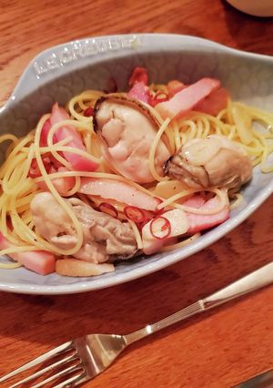 カキのペペロンチーノ-レシピのメイン写真