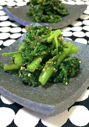 春菊のごま和え-レシピのメイン写真